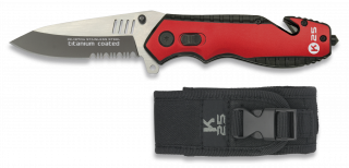 navaja  seguridad K25 roja / negra. 8.4