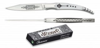 Navaja albainox blanca. hoja: 8.8 cm
