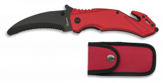 Navaja seguridad Roja Albainox. H: 8.5