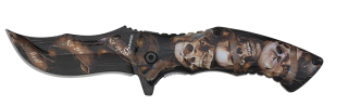 Navaja Albainox 3D Calaveras sabias  hoj