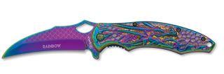 Navaja Albainox Dragón Rainbow