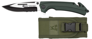 Navaja táctica K25 G10 verde.sierra.h. 9