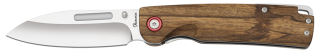 Navaja Albainox madera zebra. H. 8.9 cm