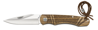 Navaja Albainox madera cachas CNC.