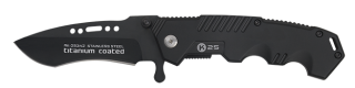 Navaja Táctica K25 negra Aluminio h: 6.5
