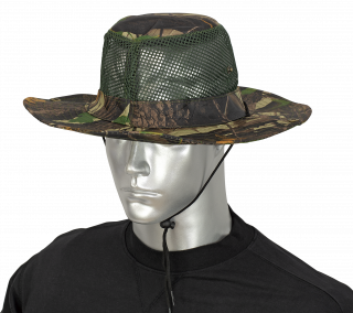 sombrero con rejilla camo arbol verde