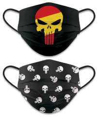CubreMascarilla reversible Calavera