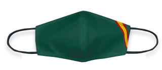 Cubre-Mascarilla Verde Bandera .