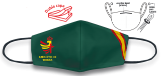 CubreMascarilla Verde Bandera E.Tierra.