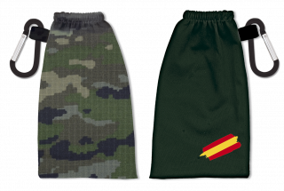 Portamascarillas reversible camo-verde