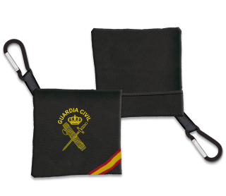 Portamascarilla Guardia Civil Negro Band