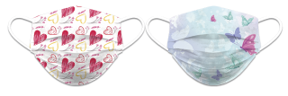 CubreMascarilla Reversible Corazones