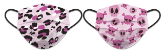 Cubre Mascarilla reversible Calaveras