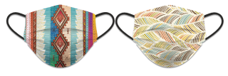 CubreMascarilla reversible Rombos