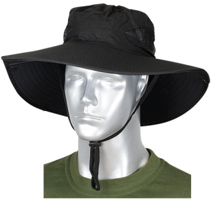 Sombrero Barbaric Negro con rejilla
