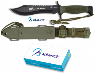 Cuchillo ALBAINOX TACTICO.C/funda.18.3cm