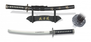 Katana TOLE10. Peana. Hoja 29 cm