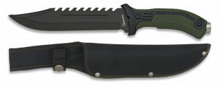 cuchillo albainox verde. Hoja: 19.5