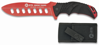 cuchillo k25 contact trainer rojo h alum