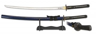 Katana A. carbono . H:72.5 cm estampada