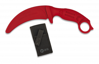 Cuchillo Entrenamiento K25 Rojo. H: 10.2