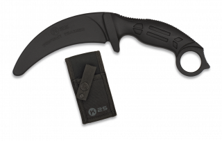 Cuchillo Entrenamiento K25 Negro. H:10.2