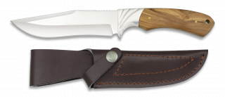 Cuchillo Caza Mango Olivo. Total: 26.1