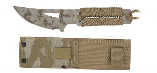 cuchillo albainox Camo coyote t: 19 cm