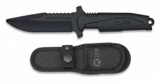 cuchillo entrenamiento K25 negro.