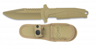 cuchillo entrenamiento K 25 TAN.