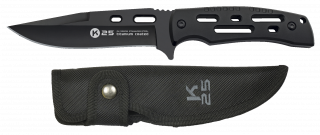 cuchillo K25 negro. hoja: 13.2 cm