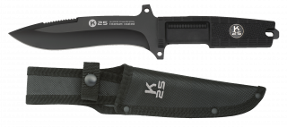 Cuchillo K25. Full Tang. Titanium coated