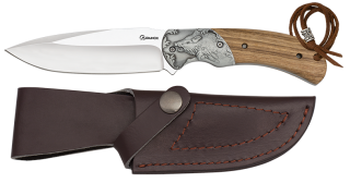 Cuchillo caza Albainox madera virola Jab