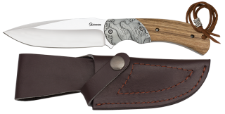 Cuchillo caza Albainox madera virola Per