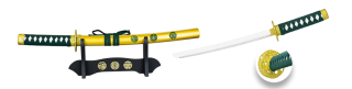 Katana TOLE10. Peana. Hoja 28 cm