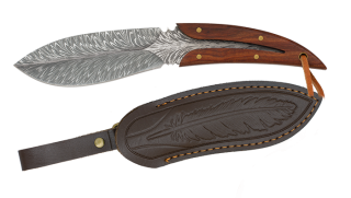 Cuchillo caza pluma