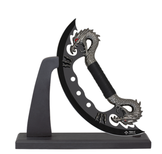 Cuchillo Ornamentación Tole 10 dragones