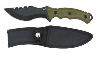 Cuchillo táctico Albainox ABS verde h: 1