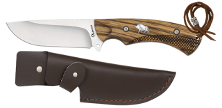 Cuchillo caza Albainox jabalí. funda pie