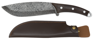 cuchillo pluma "leaf printing" H: 20 cm
