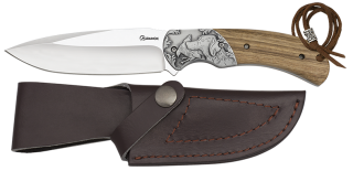 Cuchillo caza Albainox madera virola caz