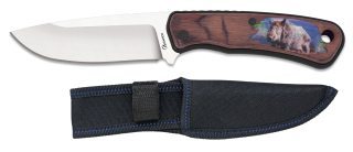 Cuchillo caza Albainox 3D jabalí. hoja: