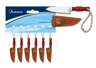 cuchillo Albainox aluminio colores. H. 4