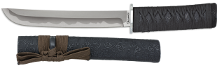 Katana táctica CNC con funda decorada h