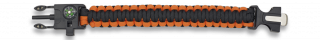 Paracord Supervivencia Naranja/ Negro