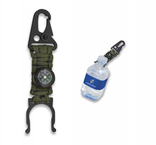 Paracord Sujeta botellas con Brujula