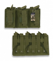 Funda de cargador triple Verde