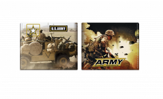 cartera impresa Army