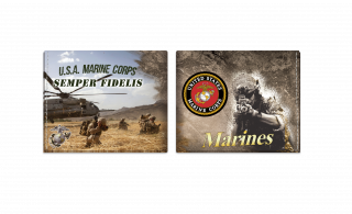 cartera impresa Marines