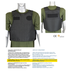 Chaleco anticorte, antipinchazo flexible
